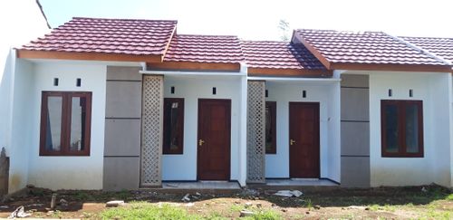 foto tampak rumah tipe 25/60 perumahan Telaga Asri Residence