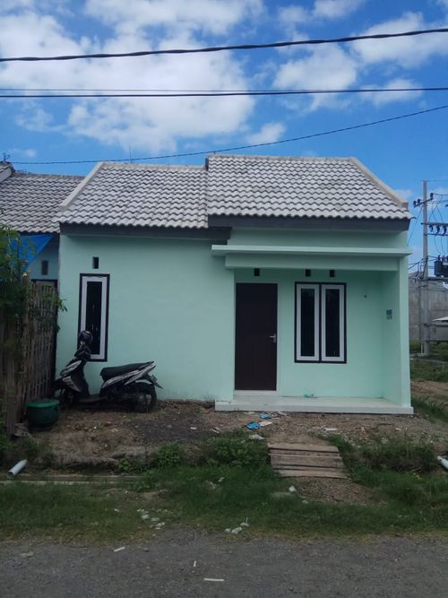 foto tampak rumah tipe 36/84 perumahan VILLA MUTIARA HIJAU 2