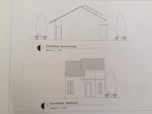 foto tampak rumah tipe 36+ perumahan PURI PRATAMA