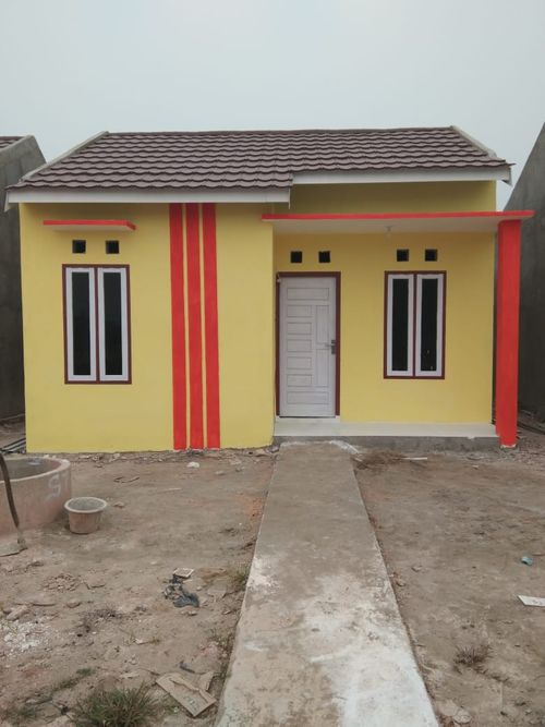 foto tampak rumah tipe 36 perumahan Sinar Kencana 2