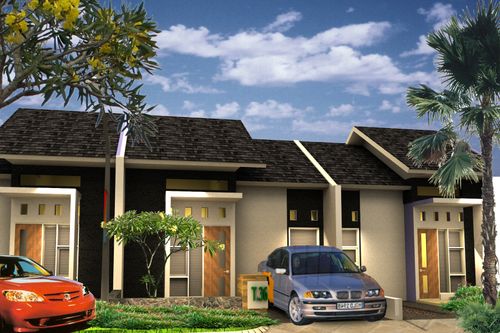 foto tampak rumah tipe 36 perumahan SAMBIREJO PARK