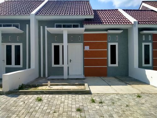 foto tampak rumah tipe SUBSIDI perumahan TAMAN BUNGA REGENCY