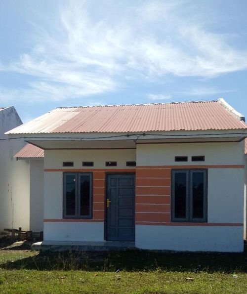 foto tampak rumah tipe 36 perumahan Ipuh Graha Residence