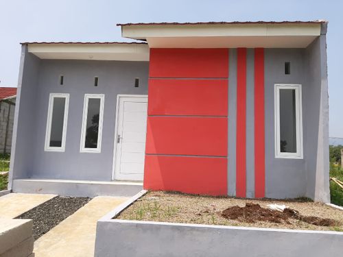 foto tampak rumah tipe 36/60 perumahan PESONA MAYANTI