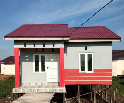 foto tampak rumah tipe 36 perumahan Ronna jaya mandiri 2