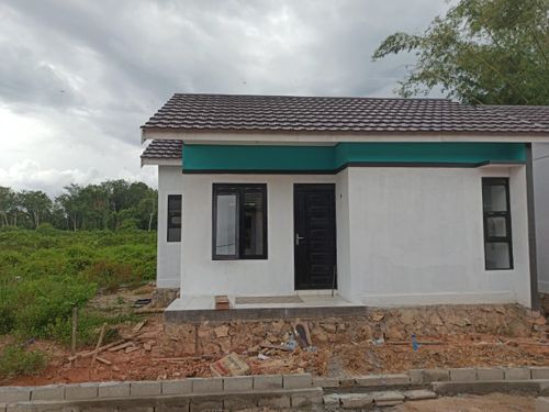 foto tampak rumah tipe 36 perumahan Grand Arrahman 2