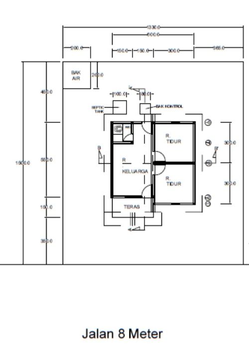 foto tampak rumah tipe Subsidi perumahan Puri Cendana Tambolaka