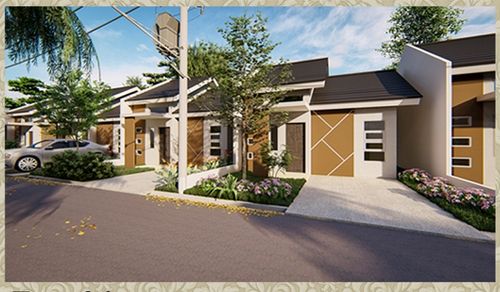 foto tampak rumah tipe 36 perumahan CENTER POINT