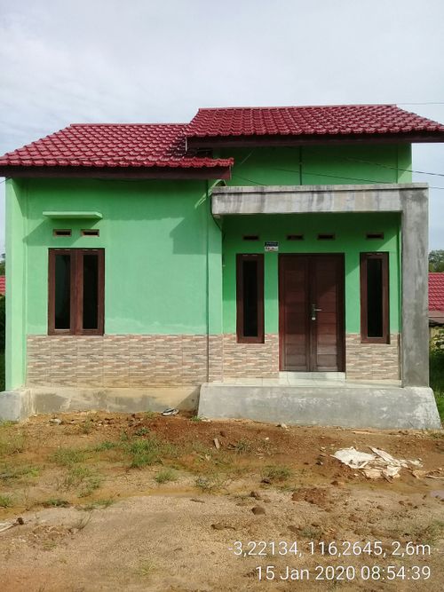 foto tampak rumah tipe 36 perumahan SIGAM GREEN LAND
