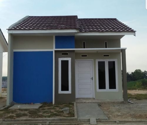 foto tampak rumah tipe 36 perumahan JAVANA CITY LIGHT PART 2
