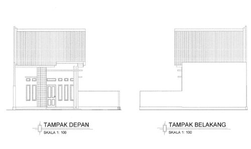 foto tampak rumah tipe 45 perumahan Nawaripi Permai. 2