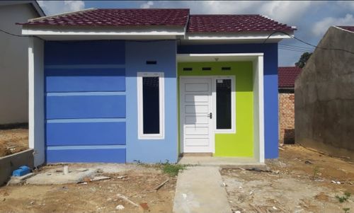 foto tampak rumah tipe 36 perumahan JAVANA CITY LIGHT