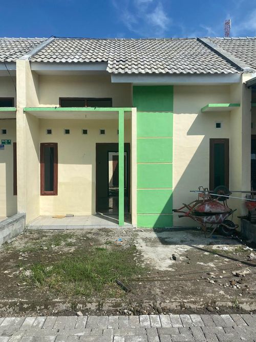 foto tampak rumah tipe SUBSIDI perumahan GREEN TANJUNG RESIDENCE