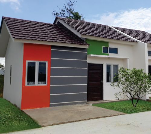 foto tampak rumah tipe 36 perumahan Grand Permai Residence