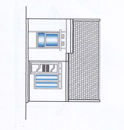 foto tampak rumah tipe 36 perumahan Villa Mustika