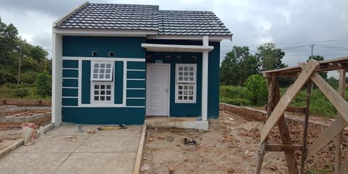 foto tampak rumah tipe 36/98 perumahan PONDOK INDAH KENALI
