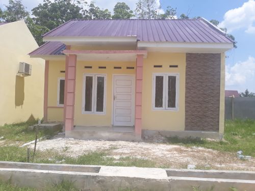 foto tampak rumah tipe 36 perumahan GREEN SIENKA RESIDENCE