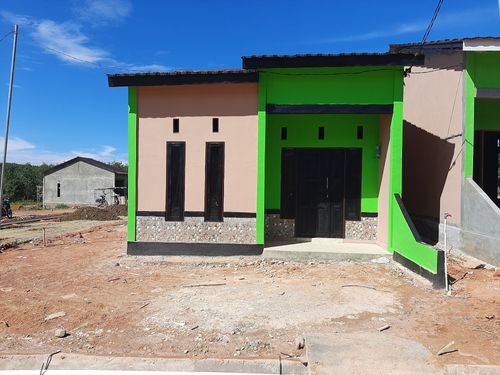 foto tampak rumah tipe 36 perumahan Anugrah Regency 3