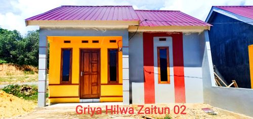 foto tampak rumah tipe 36 perumahan Griya Hilwa Zaitun 02