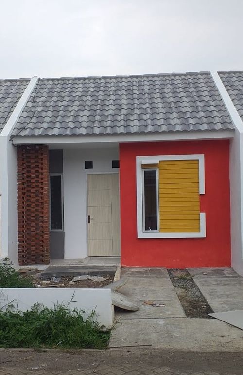 foto tampak rumah tipe 30/60 SUBSIDI perumahan DEWE RESIDENCE BEJI