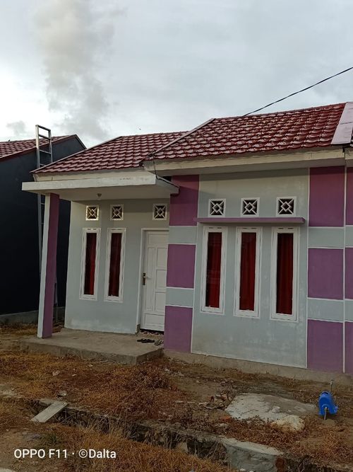 foto tampak rumah tipe 36 perumahan Sago Indah Asri