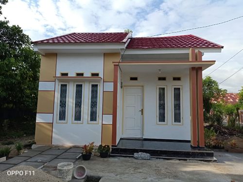 foto tampak rumah tipe 36 Plus perumahan Sago Indah Asri