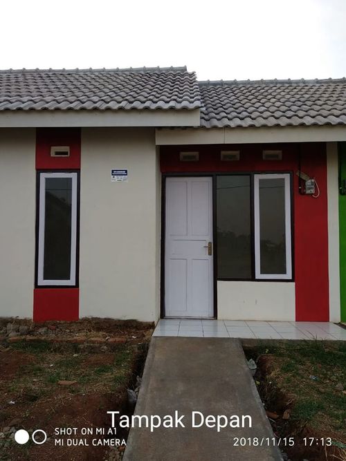 foto tampak rumah tipe 27 / 60 perumahan Pelita Asri Weleri