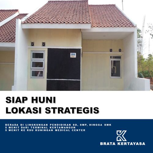 foto tampak rumah tipe 36/60 perumahan Brata Kertayasa