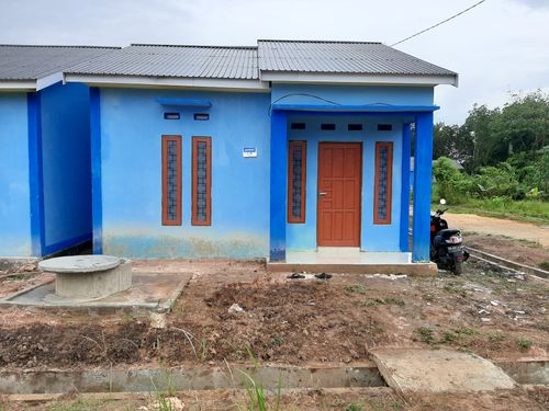 foto tampak rumah tipe 36 perumahan KOMPLEK SULINGAN MAHKOTA PERMAI