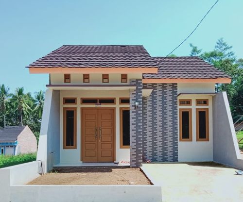 foto tampak rumah tipe SUBSIDI perumahan Kedamaian Residence