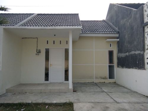 foto tampak rumah tipe 30/60 perumahan VILLA LAVENDER REGENCY