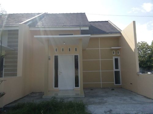 foto tampak rumah tipe 36/70 perumahan VILLA LAVENDER REGENCY