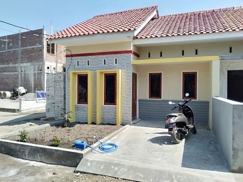 foto tampak rumah tipe 36-85 perumahan NUSANTARA JAYA BERKAH 3