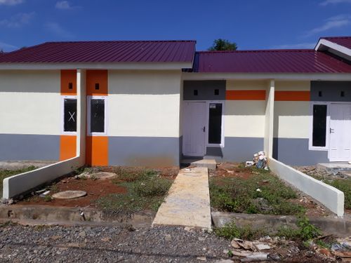 foto tampak rumah tipe 30 perumahan Bumi Damai Tanralili