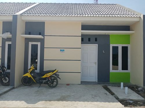 foto tampak rumah tipe 30 perumahan BUMI MUTIARA RAYA
