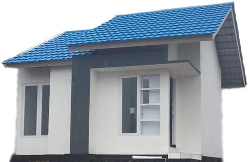 foto tampak rumah tipe 36 perumahan Graha Mandiri Permai