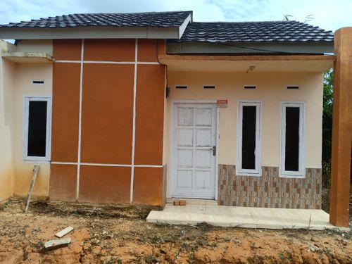 foto tampak rumah tipe 36 perumahan Mendalo berkah