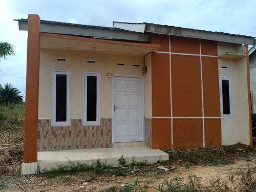 foto tampak rumah tipe 36+ perumahan Mendalo berkah