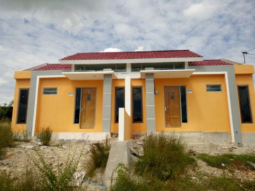 foto tampak rumah tipe Subsidi 36 perumahan PESONA SAFIRA RESIDENCE