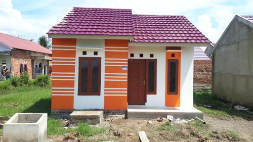 foto tampak rumah tipe 36 perumahan Griya Mulia 1