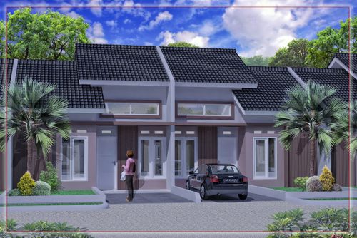 foto tampak rumah tipe KOMERSIL perumahan BUKIT CILEGON ASRI