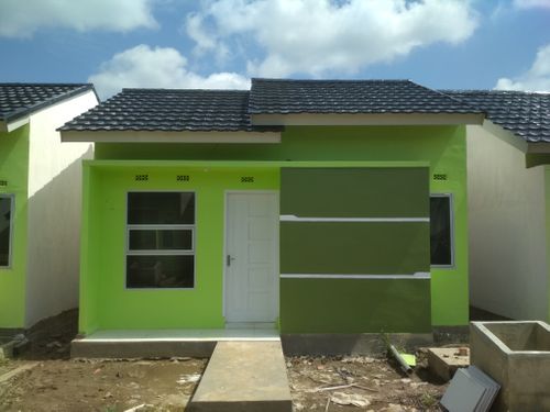 foto tampak rumah tipe 36 perumahan griya Lembah Hijau III