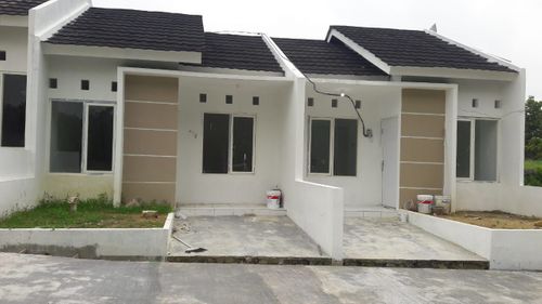 foto tampak rumah tipe 35/70 perumahan GRIYA PERMATA LANDOH