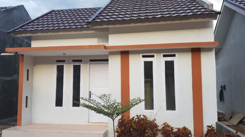 foto tampak rumah tipe 36 perumahan SAHATI HARAU VILLAGE