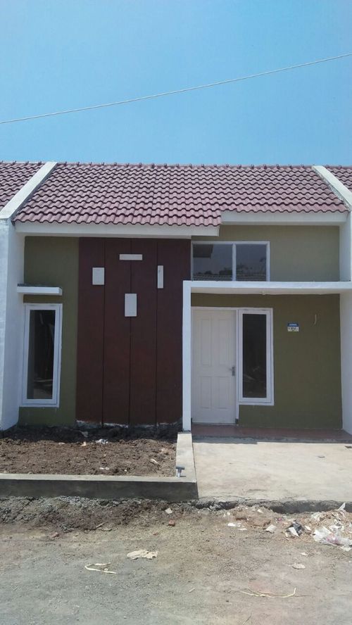 foto tampak rumah tipe SUBSIDI perumahan Grand kencana pasuruan