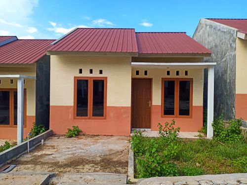 foto tampak rumah tipe 36 perumahan GRIYA LAHIMBUA