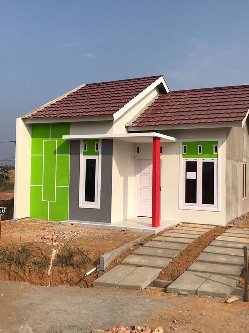 foto tampak rumah tipe 36 TAPAK perumahan PERMATA ASRI 2