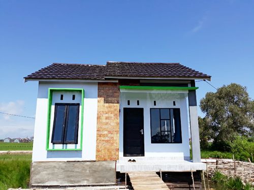 foto tampak rumah tipe 36/101 perumahan Perumahan Handil Asang Permai