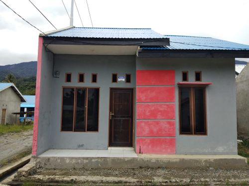 foto tampak rumah tipe 38 perumahan GRAHA PERKASA PERMAI