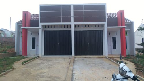 foto tampak rumah tipe RUMKIS 53 TAPAK perumahan PERMATA ASRI 2